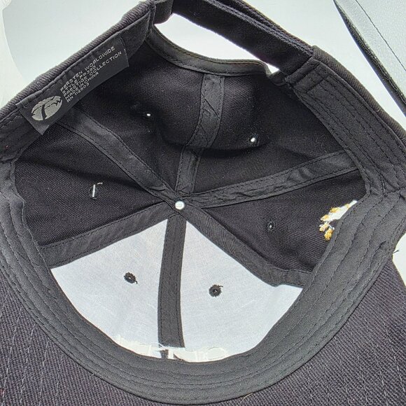 Fersten Worldwide Prestige Collection Mens Black Baseball Cap Adjustable Casual - Picture 7 of 10